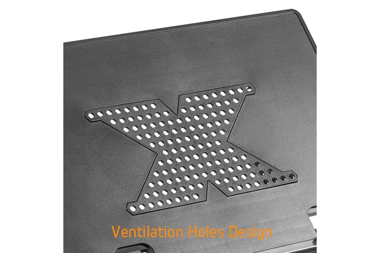 ProperAV Laptop Stand for Bed / Sofa / Desk with Adjustable Legs & Mouse Pad - Black - TOYFACTORY