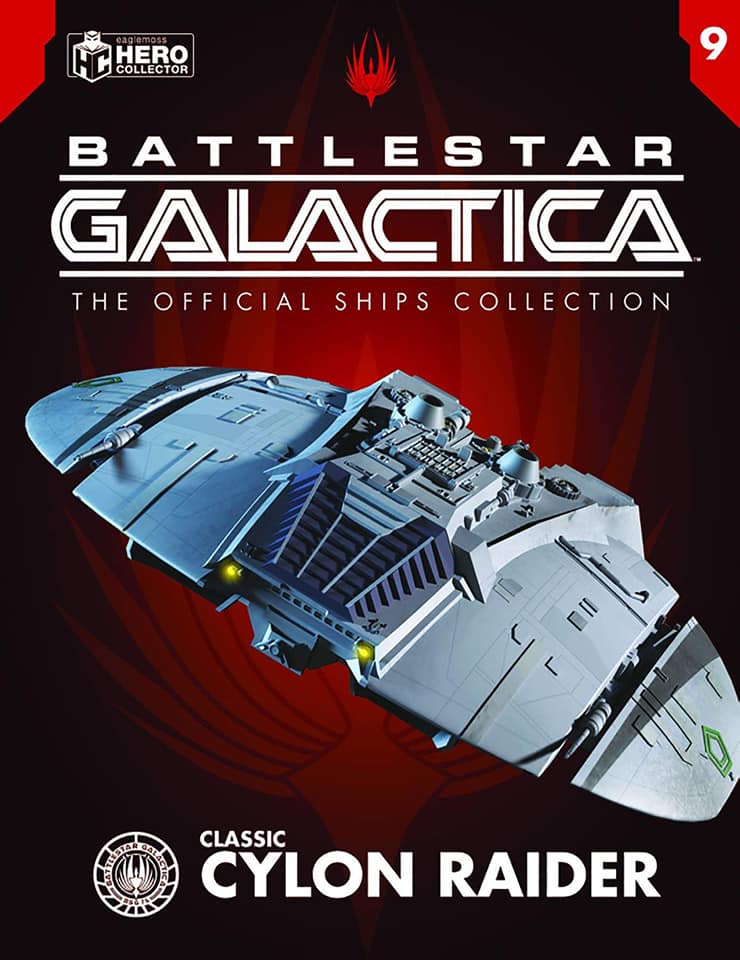 #09 Classic Cylon Raider (TOS) Diecast Model Ship (Battlestar Galactica: The Official Ships Collection) - TOYFACTORY