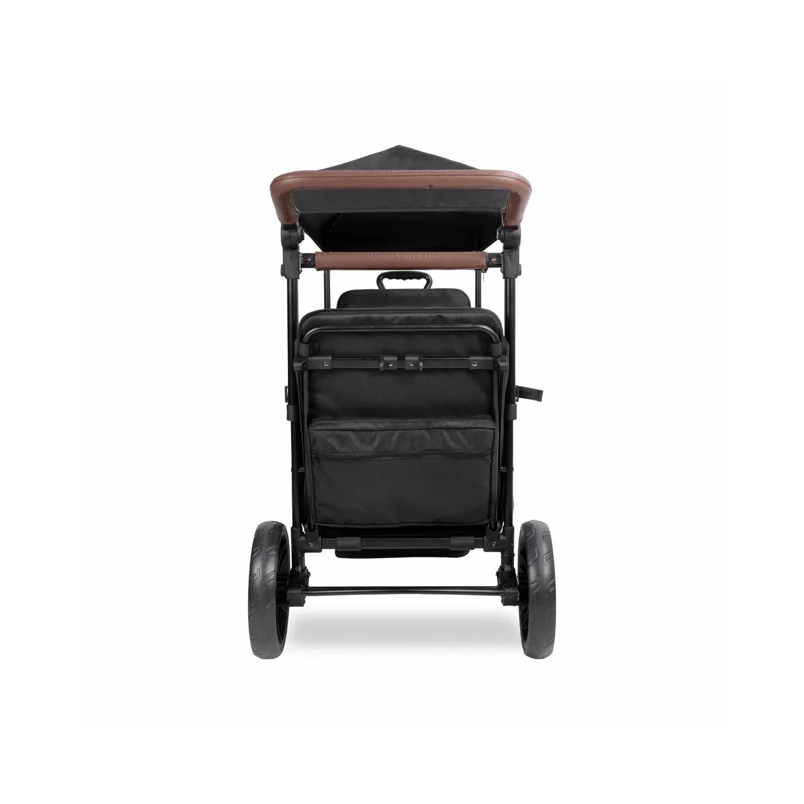 Wonderfold X2R Push & Pull Quad Stroller Wagon - Black
