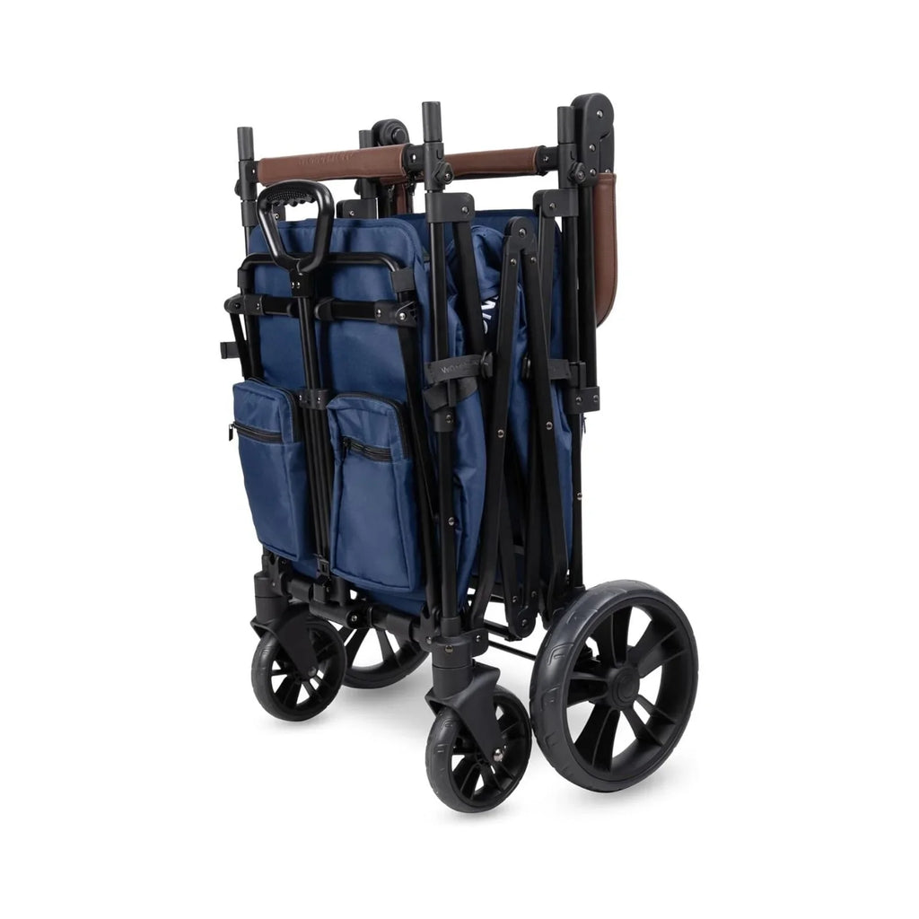 Wonderfold X2R Push & Pull Quad Stroller Wagon - Sapphire Navy