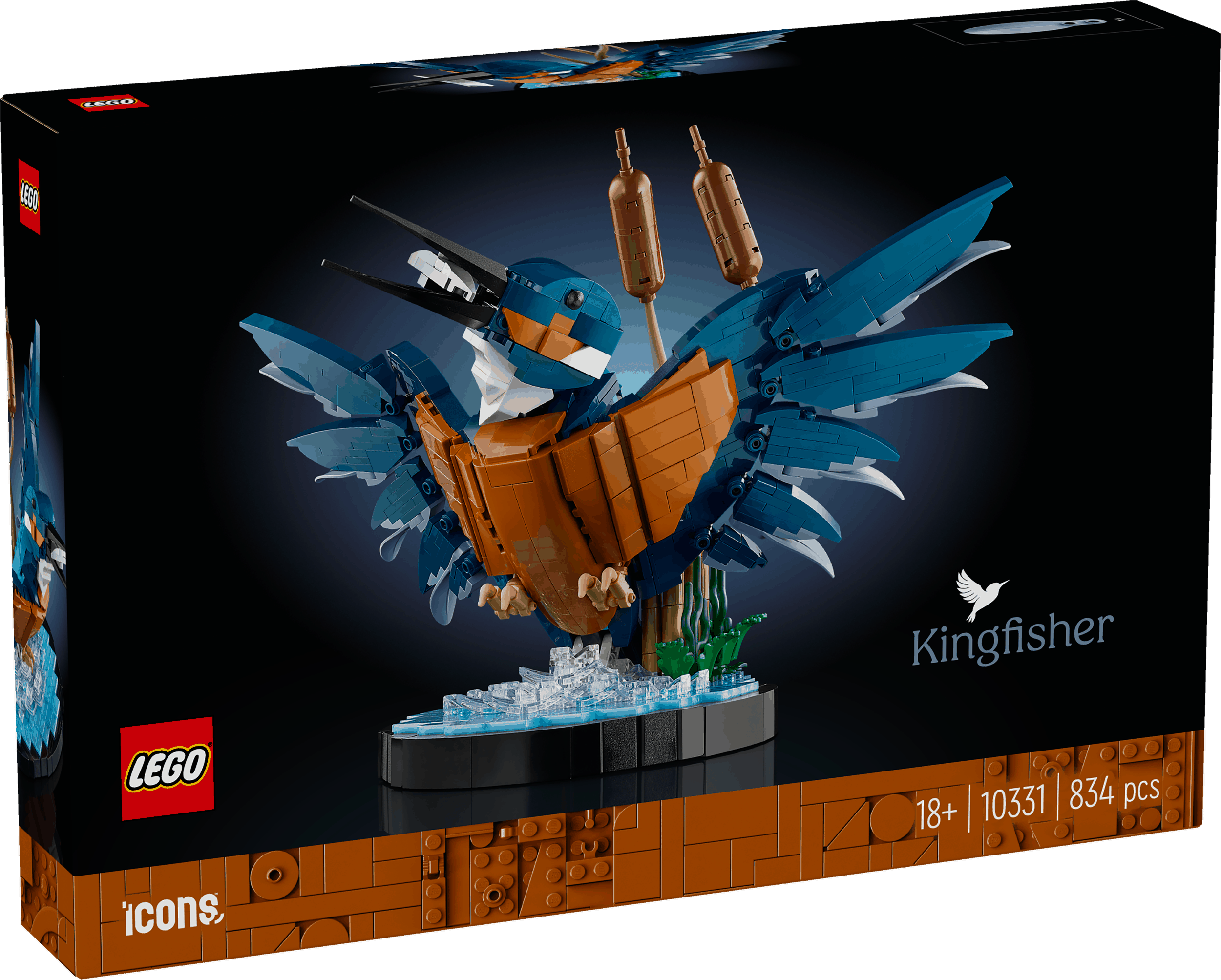 Lego Icons 10331 Kingfisher Bird Model Set for Adults Ages 18 and Up - TOYFACTORY