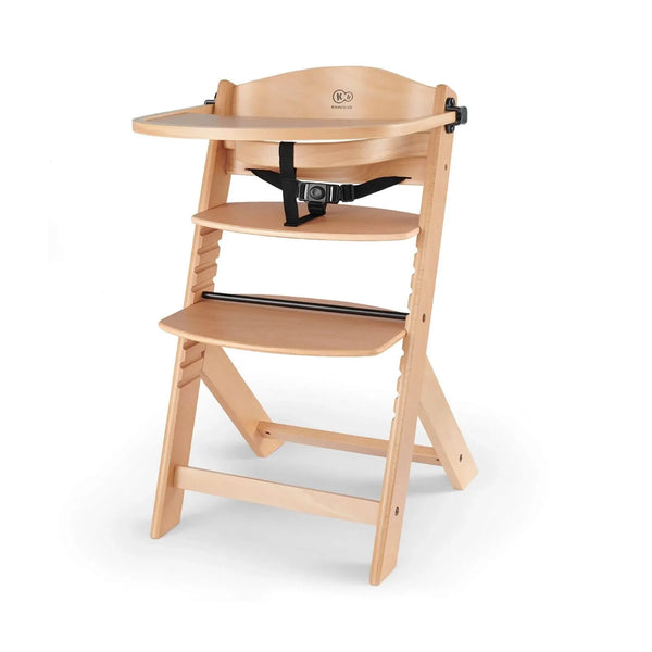 Kinderkraft Enock Wooden Highchair - Wooden Natural - TOYFACTORY