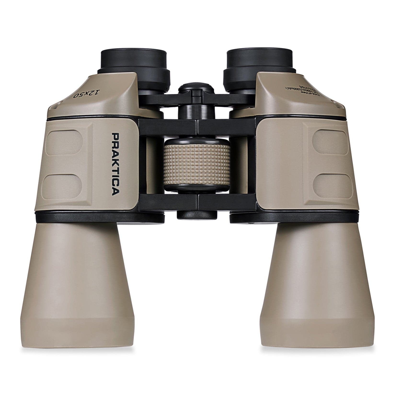 PRAKTICA Falcon 12x50mm Porro Prism Field Binoculars - Sand - TOYFACTORY