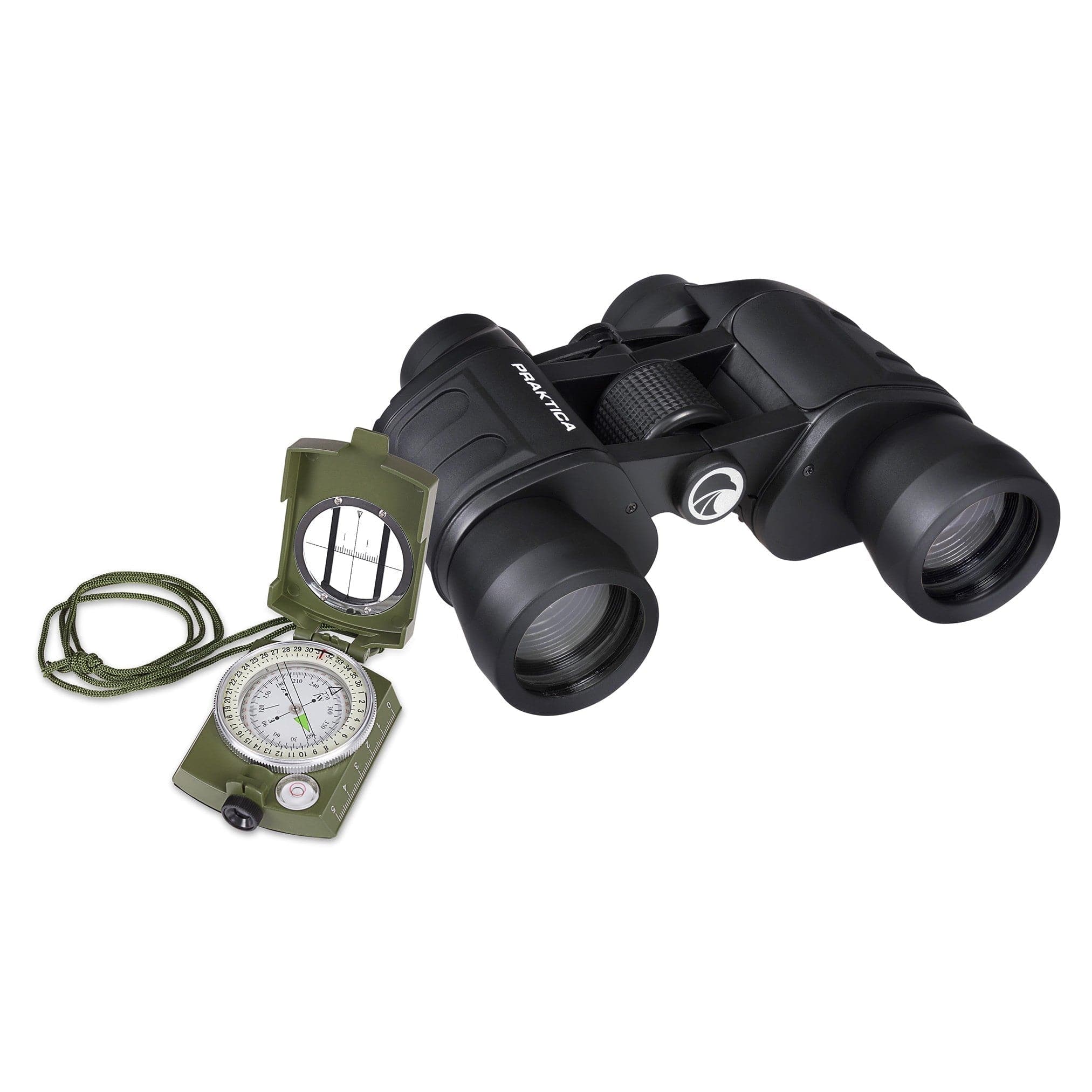 PRAKTICA Falcon 8x40mm Wide Angle Porro Prism Field Binoculars - Black - TOYFACTORY