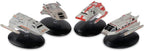 Shuttlecraft Set 4 Kelvin Timeline (Transport Shuttlecraft & Passenger Shuttle & Med Evac Shuttle & Warrant Shuttle) Model Diecast Ship (Eaglemoss / Star Trek) - TOYFACTORY