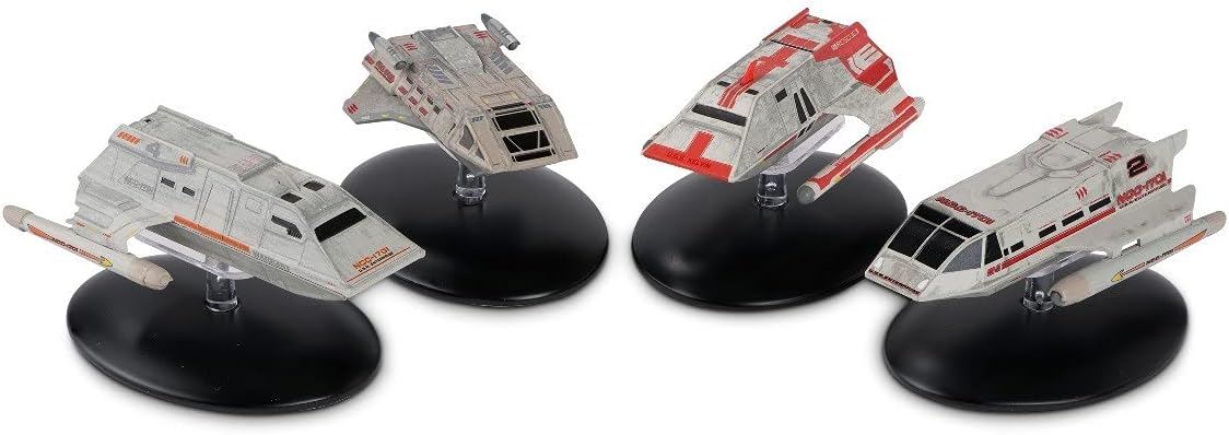 Shuttlecraft Set 4 Kelvin Timeline (Transport Shuttlecraft & Passenger Shuttle & Med Evac Shuttle & Warrant Shuttle) Model Diecast Ship (Eaglemoss / Star Trek) - TOYFACTORY