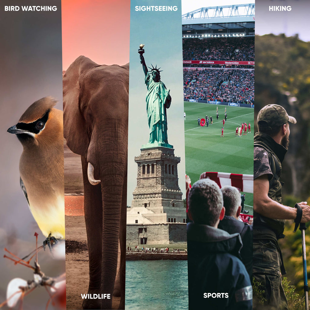 PRAKTICA Falcon 7x35mm Wide Angle Porro Prism Field Binoculars - Black - TOYFACTORY