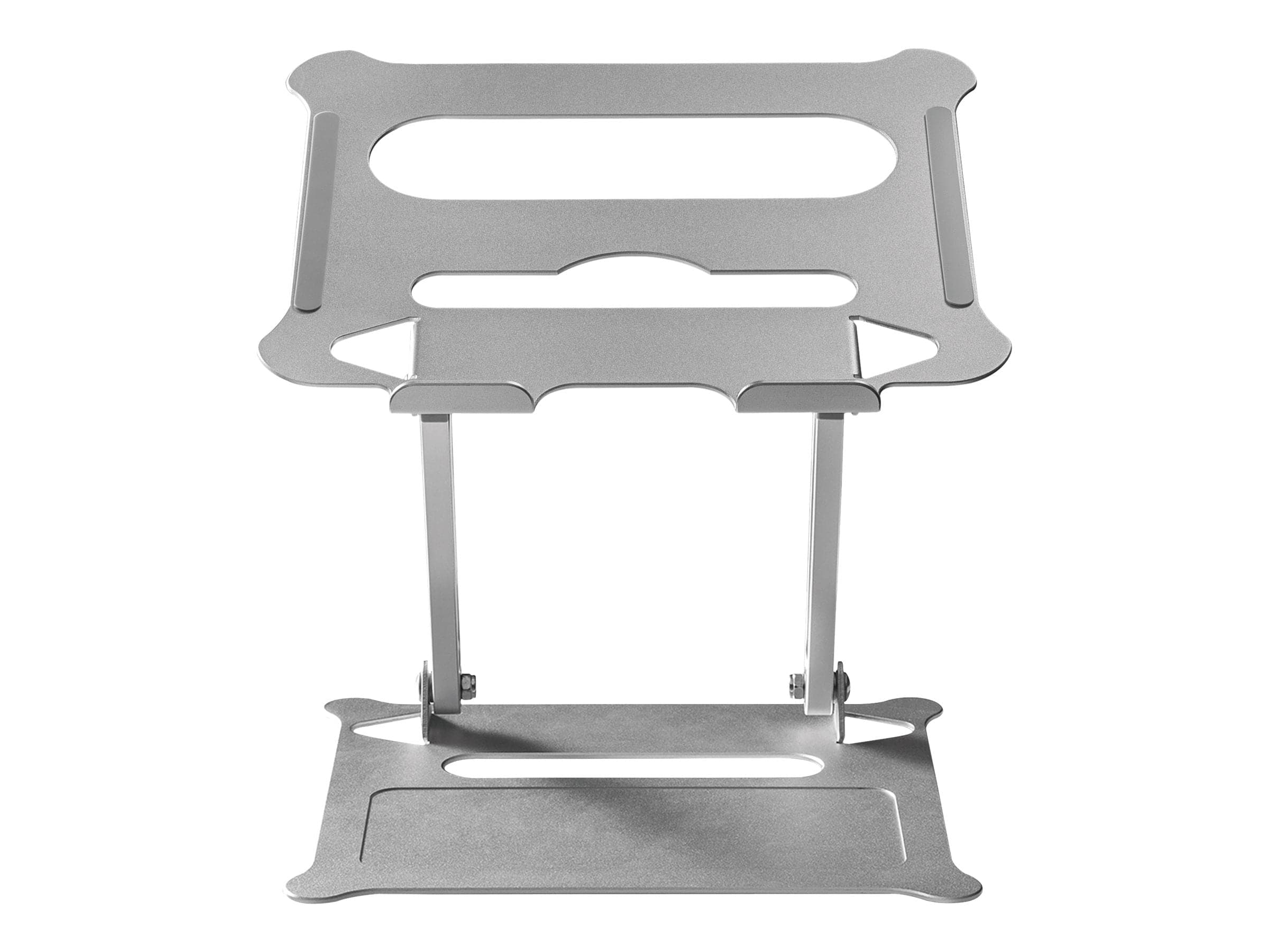 ProperAV Aluminium Construction Fully Adjustable Laptop or Tablet Stand - Silver - TOYFACTORY