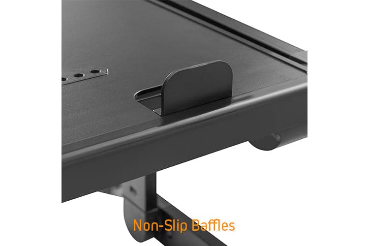 ProperAV Laptop Stand for Bed / Sofa / Desk with Adjustable Legs & Mouse Pad - Black - TOYFACTORY