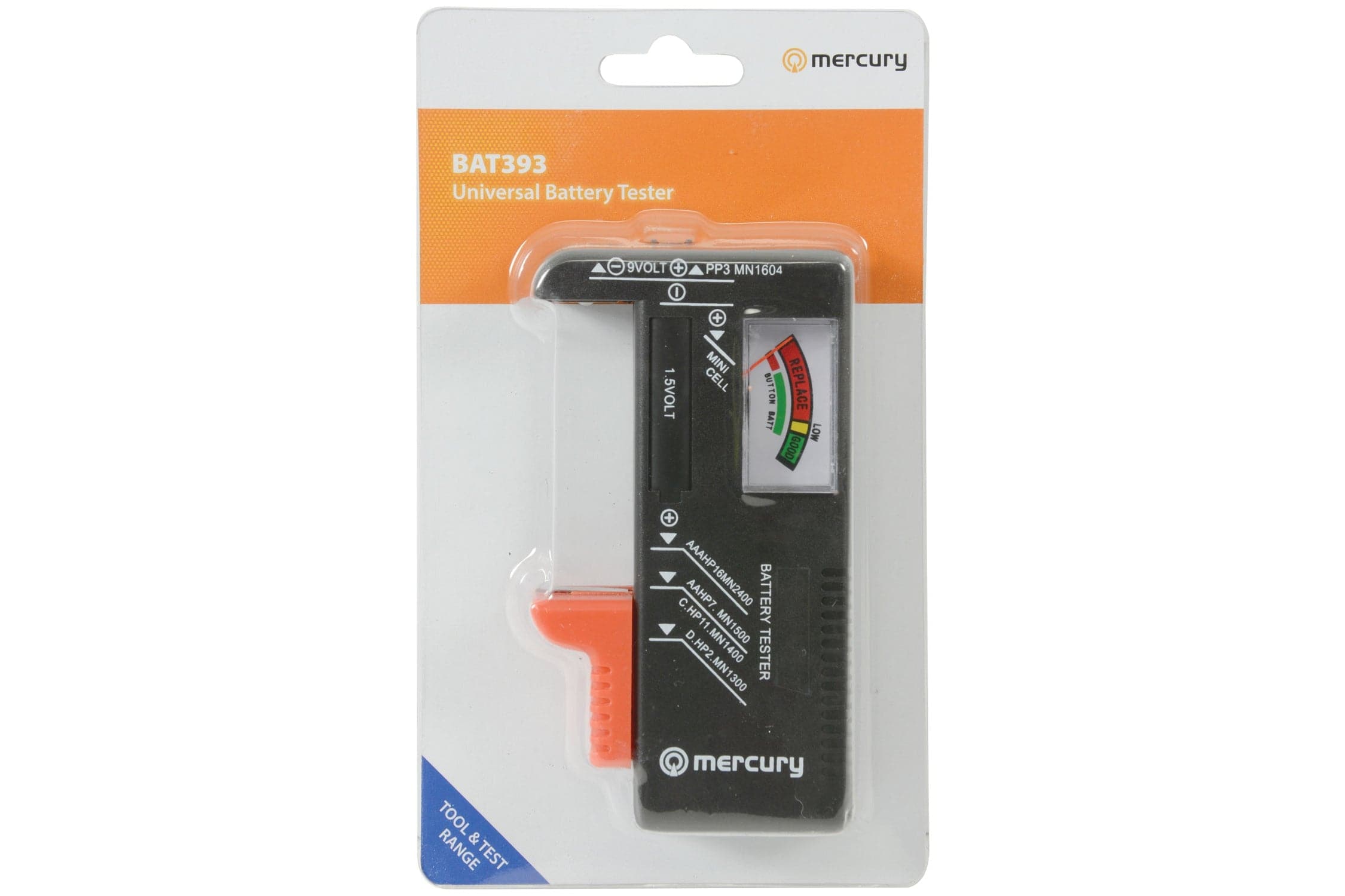 Maplin Universal Analogue Battery Tester for AA, AAA, C, D, 9V PP3 & Coin Button Cells - TOYFACTORY