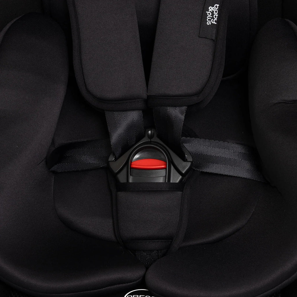 baby plus Orbitfix Group 0+/1/2/3 (Birt to 12 Years) Car Seat - Black - TOYFACTORY