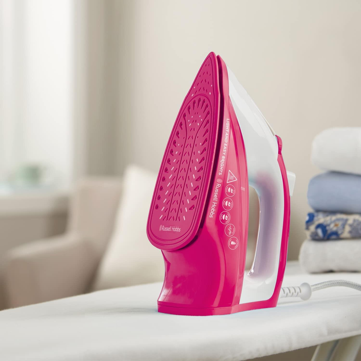 Russell Hobbs Light and Easy Brights Steam Iron 26486- Berry - TOYFACTORY