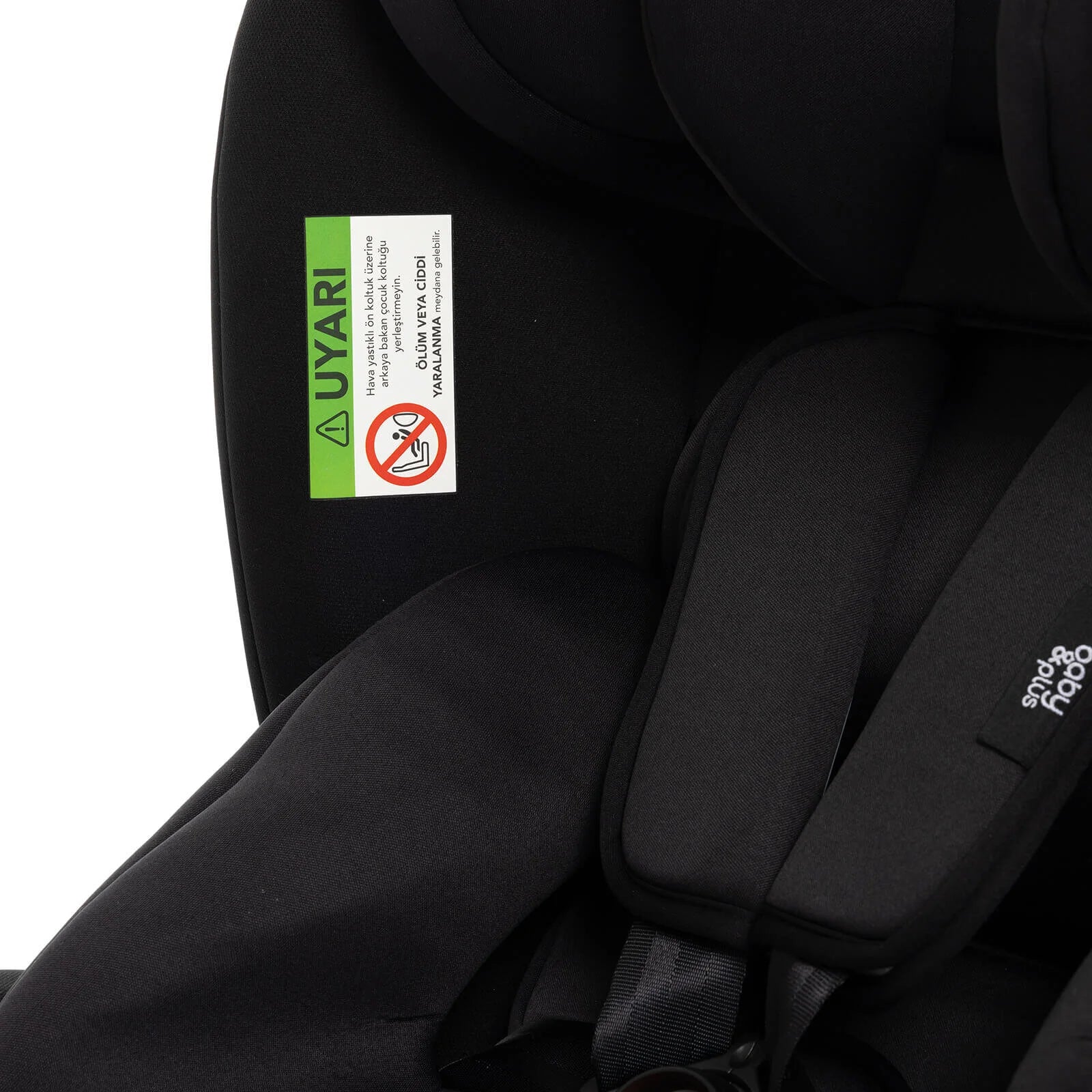 baby plus Orbitfix Group 0+/1/2/3 (Birt to 12 Years) Car Seat - Black - TOYFACTORY