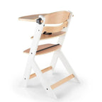 Kinderkraft Enock Wooden Highchair - Wooden White - TOYFACTORY