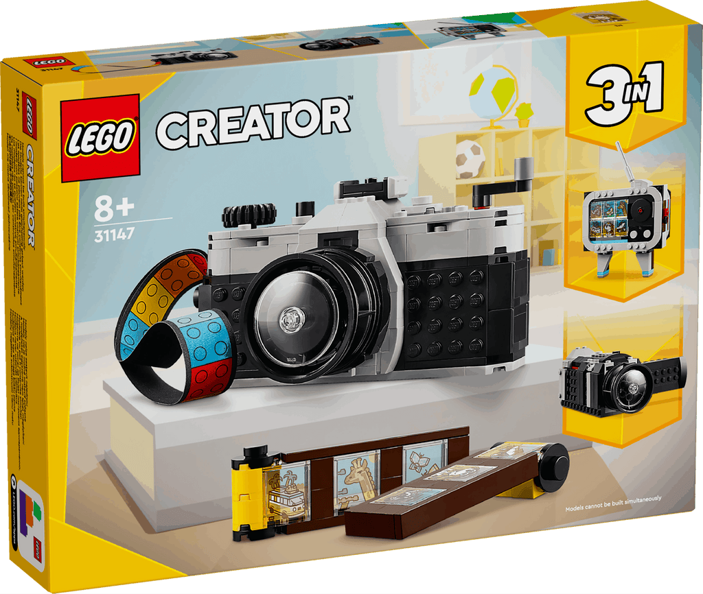 Lego Creator 3 in 1 31147 Retro Camera Buildable Toy for Ages 8 and Up - TOYFACTORY