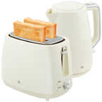 HOMCOM 1.7L Fast Boil Electric Kettle and 2 Slice Water Toaster Set - TOYFACTORY