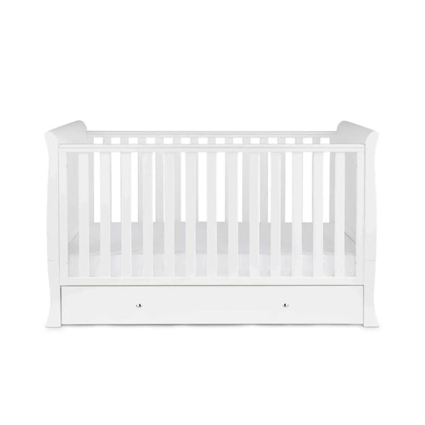 Ickle Bubba Snowdon Classic Cot Bed White - Without Mattress - TOYFACTORY