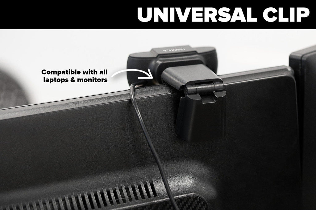 PRAKTICA HD USB-A Webcam with Built-in Noise Reduction Microphone - TOYFACTORY