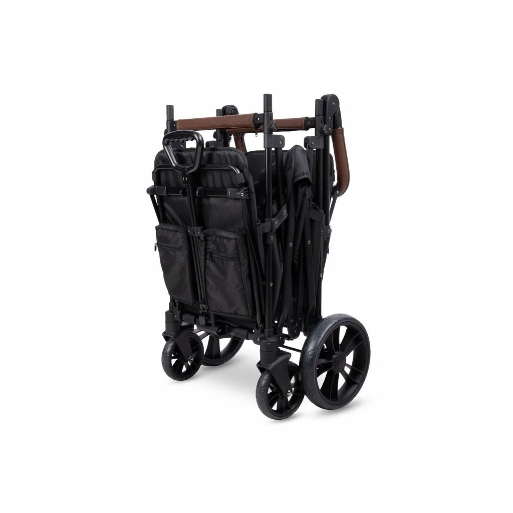 Wonderfold X2R Push & Pull Quad Stroller Wagon - Black
