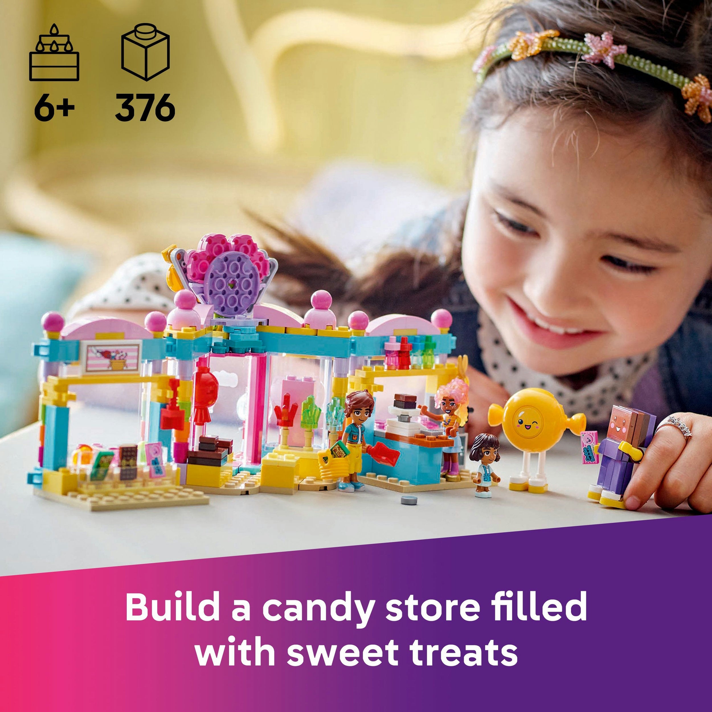 Lego Friends 42649 Heartlake City Candy Store Playset for Ages 6 & Up