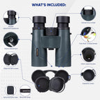PRAKTICA Pioneer R 8x42mm Binoculars - Blue