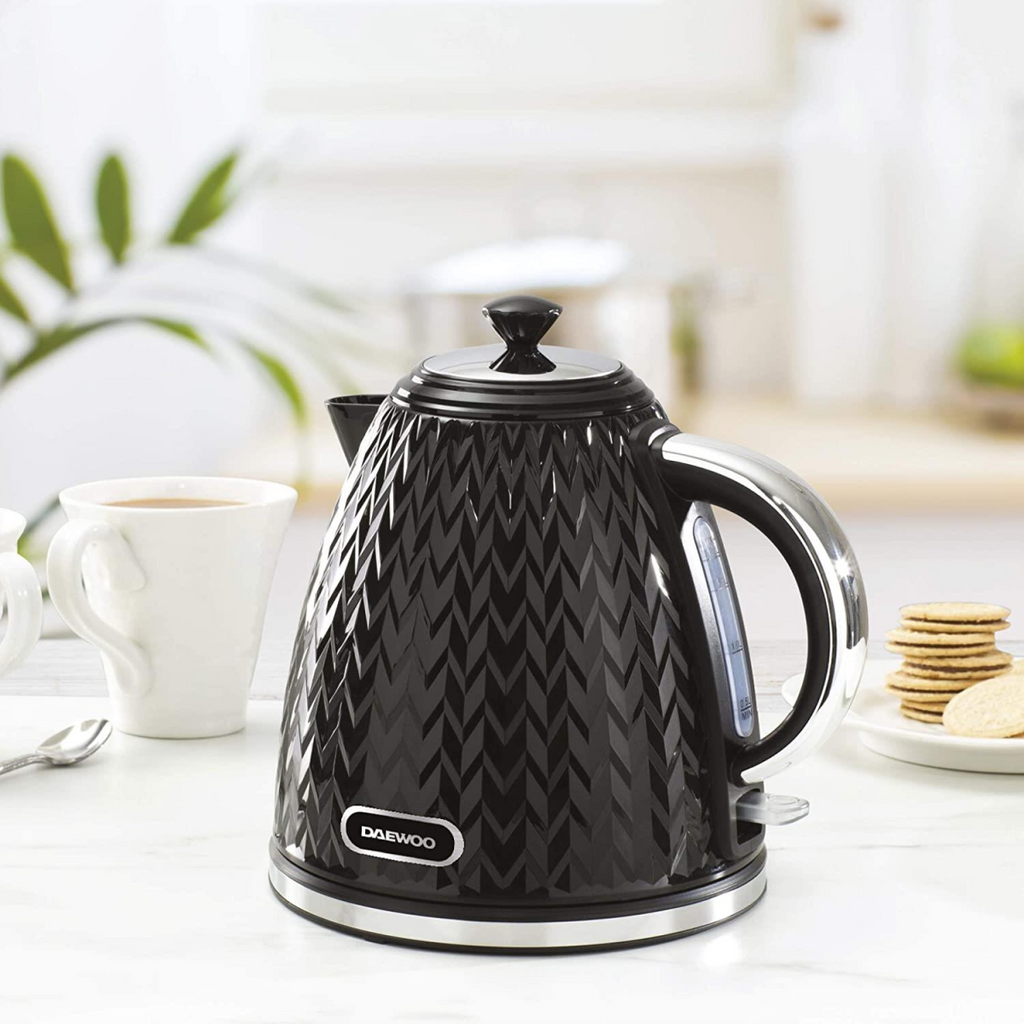 Daewoo Argyle 1.7L 3KW Jug Kettle Black SDA1773 - TOYFACTORY
