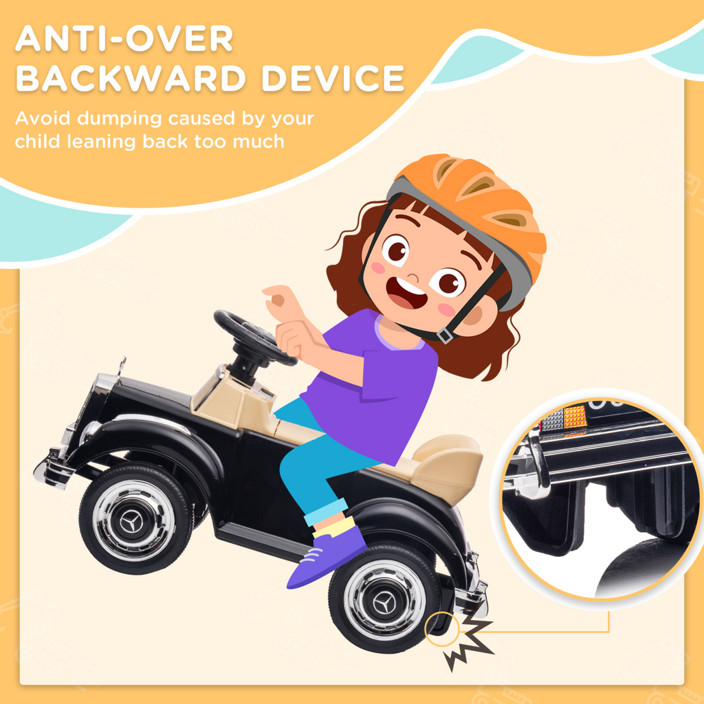 AIYAPLAY Ride on Sliding Car Foot to Floor Mercedes-Benz 300S Licensed for Kids - TOYFACTORY