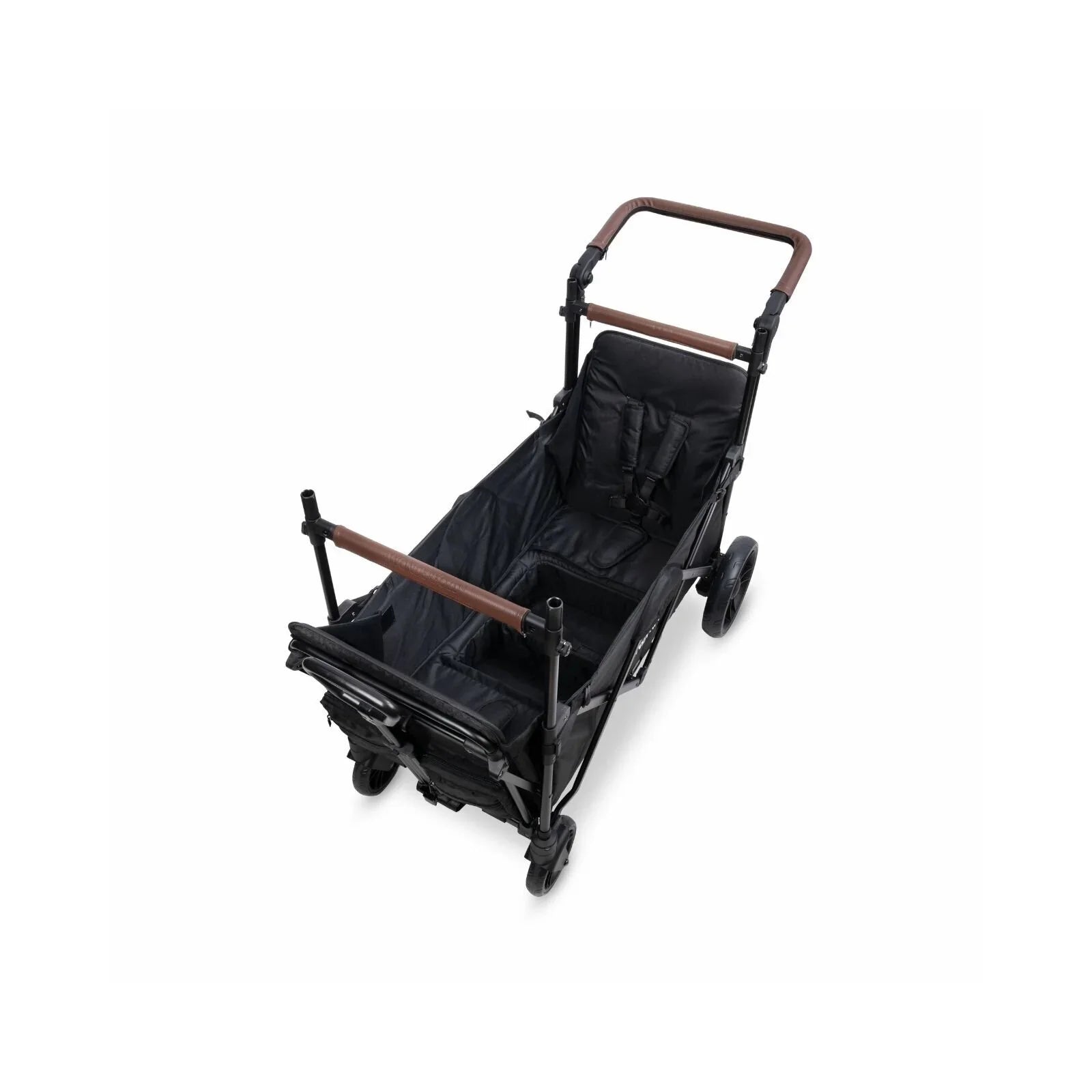 Wonderfold X2R Push & Pull Quad Stroller Wagon - Black