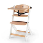 Kinderkraft Enock Wooden Highchair - Wooden White - TOYFACTORY
