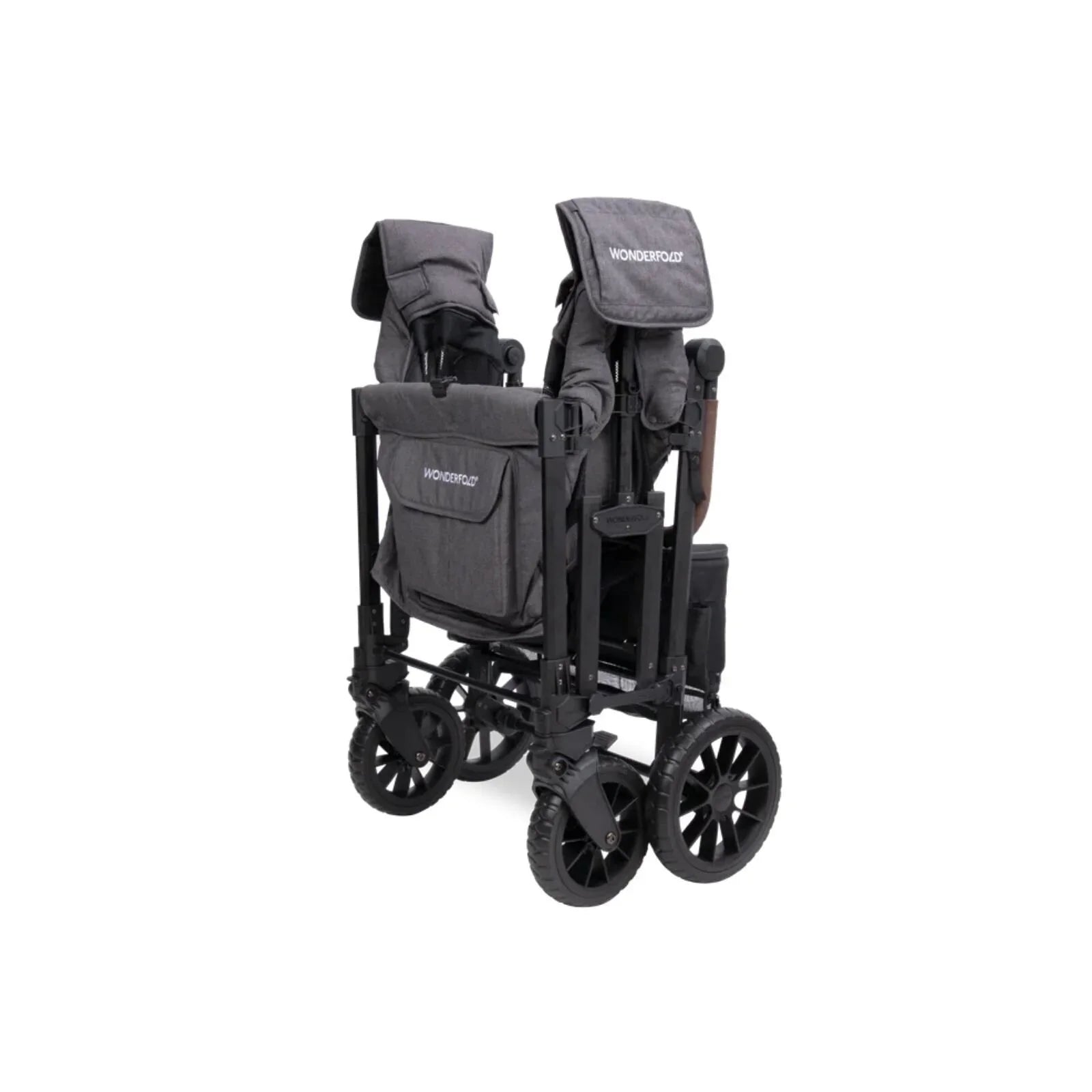 Wonderfold W4 Luxe Pro Stroller Wagon - Charcoal Grey