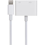 Maplin Lightning to HDMI / Lightning Charging Port Adapter - White - TOYFACTORY
