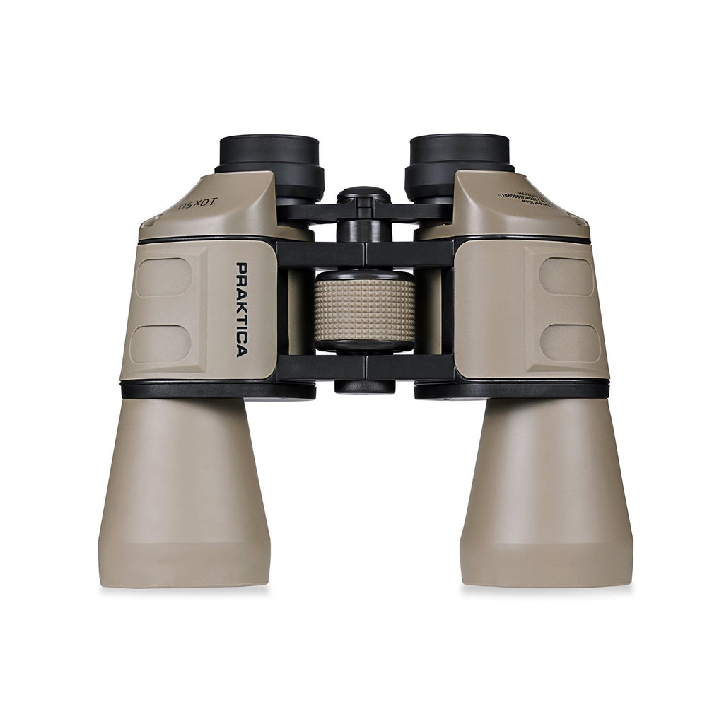 PRAKTICA Falcon 10x50mm Porro Prism Field Binoculars - Sand - TOYFACTORY