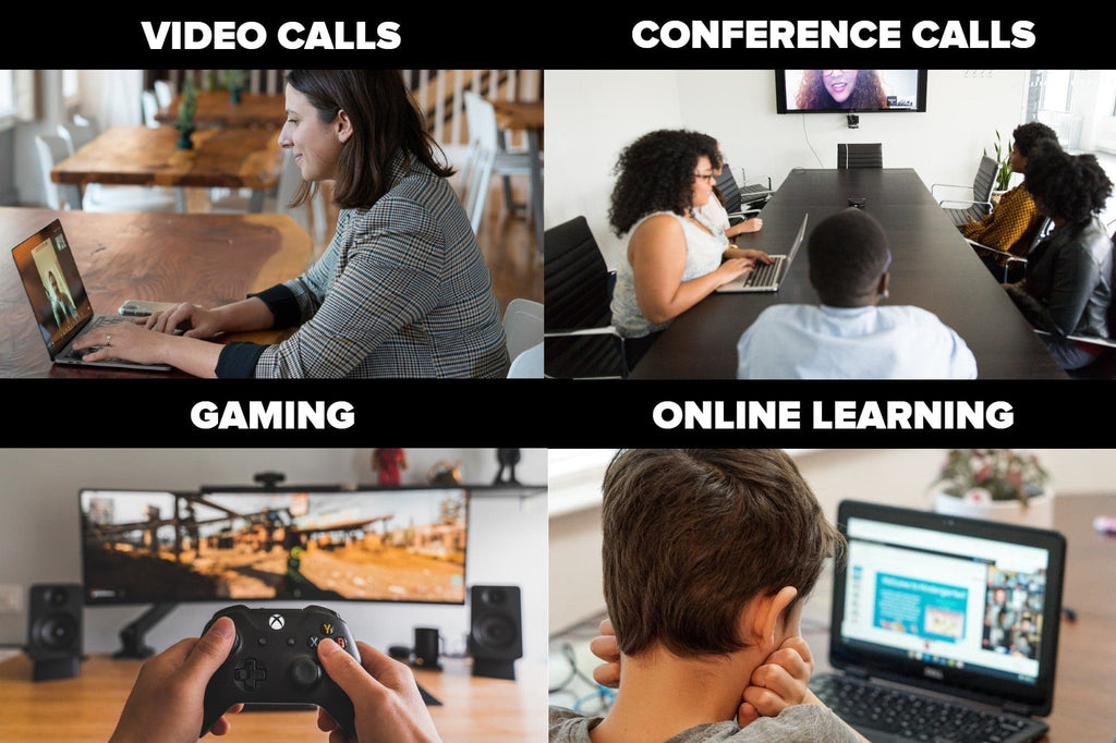 PRAKTICA HD USB-A Webcam with Built-in Noise Reduction Microphone - TOYFACTORY