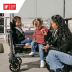 Wonderfold L2 Quad Stroller Wagon - Grey