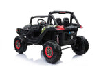 Kids electric ride-on UTV quad toy from Electric Ride On Cars with MP4 player, featuring a rugged design and colorful controls.