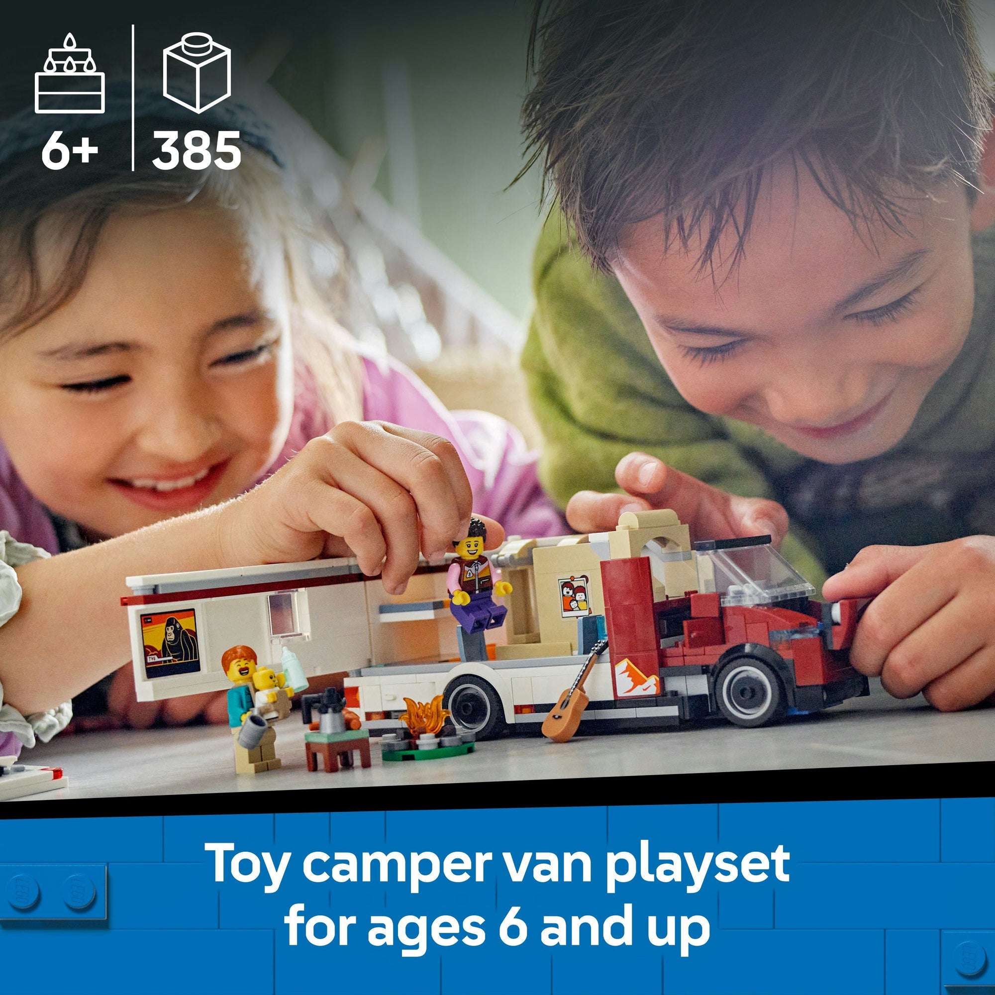 Lego City 60454 Holiday Adventure Camper Van Playset for Ages 6 and Up