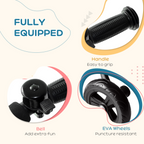 Baby Kids Children Toddler Tricycle Ride on Trike W/ 3 Wheels Pink HOMCOM - TOYFACTORY