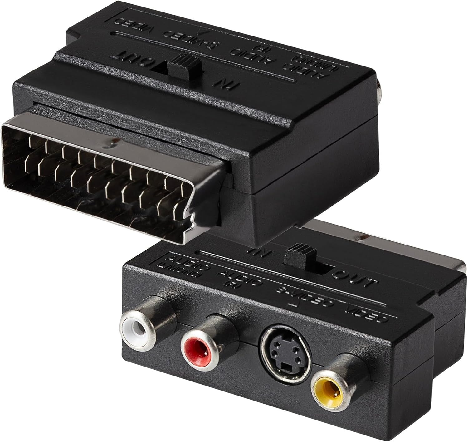 Maplin SCART to S-Video or Triple RCA Adapter - TOYFACTORY