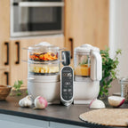 Babymoov Nutribaby (+) 6-in-1 Baby Food Maker - Mineral - TOYFACTORY