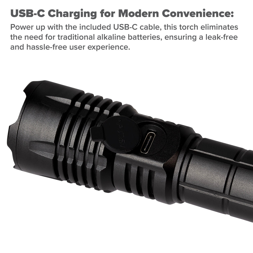 Maplin LED 600 Lumens Lithium Rechargeable Torch - TOYFACTORY