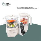 Babymoov Nutribaby (+) 6-in-1 Baby Food Maker - Mineral - TOYFACTORY