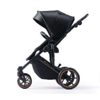 Kinderkraft 3-in-1 Mink Pro Prime 2 Travel System with Car Seat - Venezian Black - TOYFACTORY