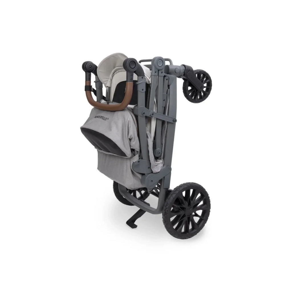 Wonderfold L2 Quad Stroller Wagon - Grey