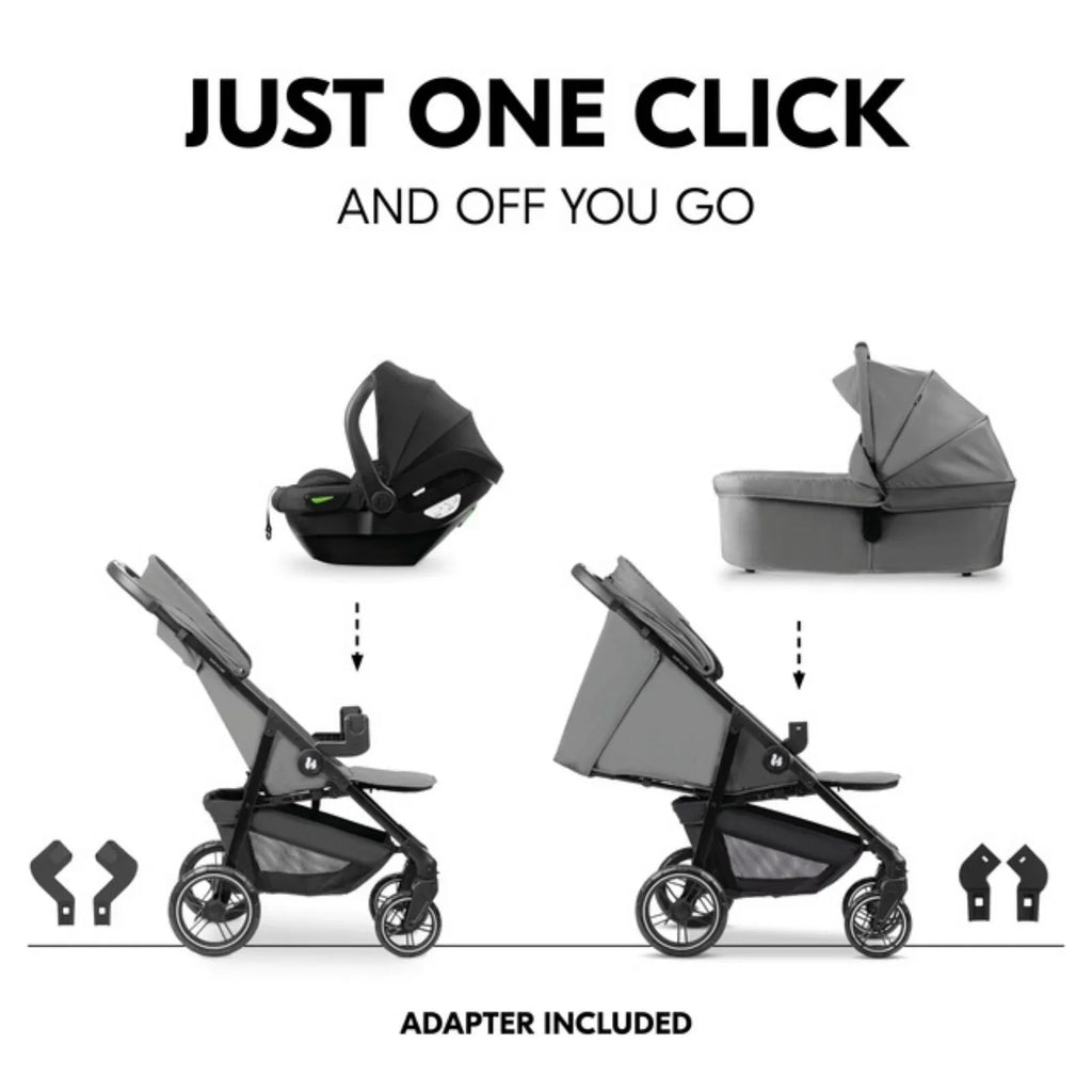 Hauck Shop N Care Trio Set - Grey - TOYFACTORY