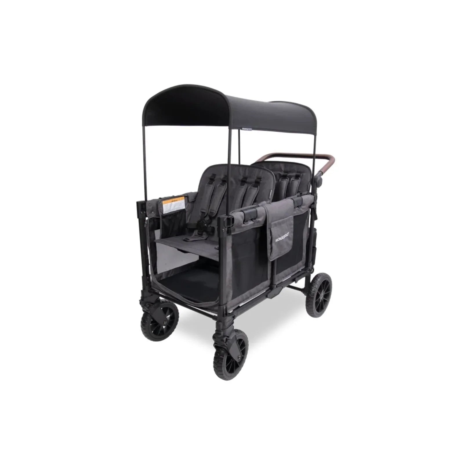 Wonderfold W4 Luxe Pro Stroller Wagon - Charcoal Grey