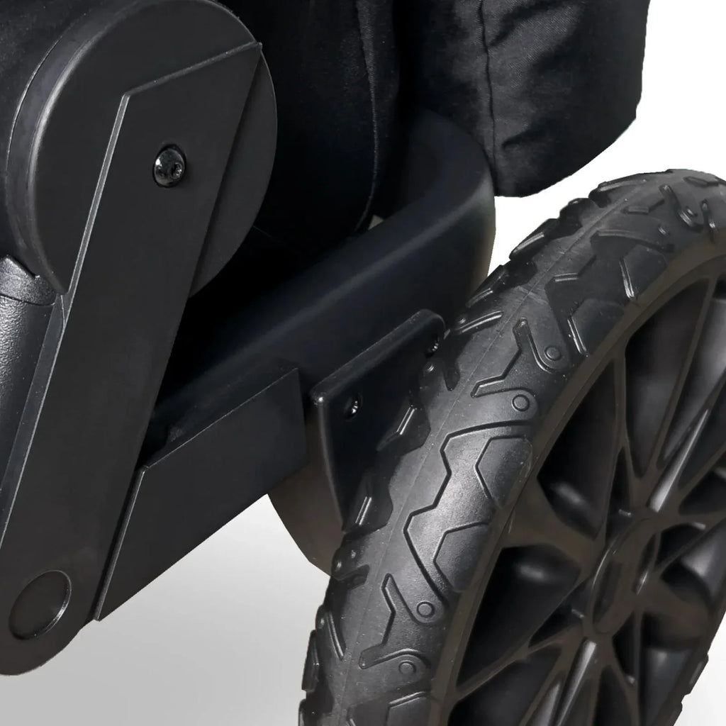 Wonderfold L4 Quad Stroller Wagon - Black