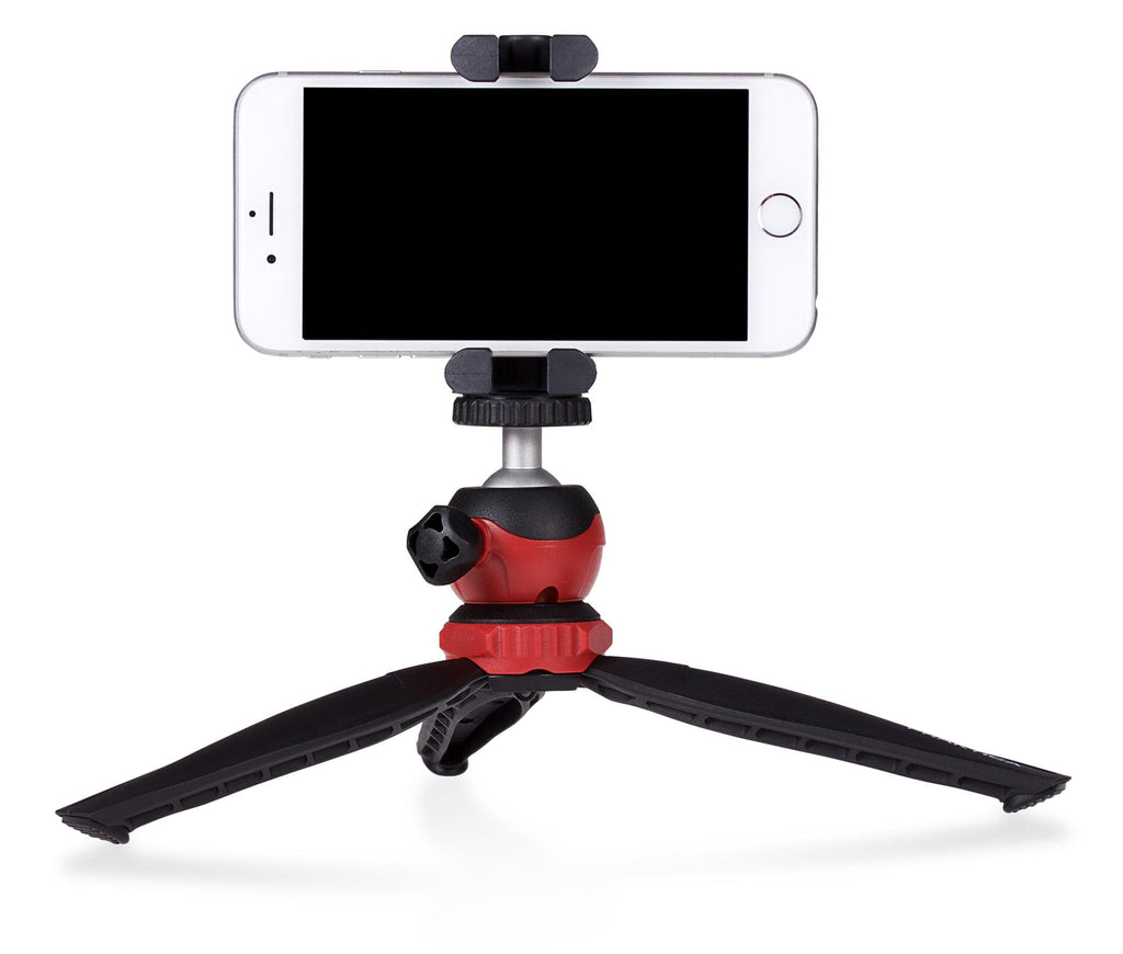 PRAKTICA Vloggers Desktop Tripod Kit with Phone Mount and Monopod Adapter - Black - TOYFACTORY