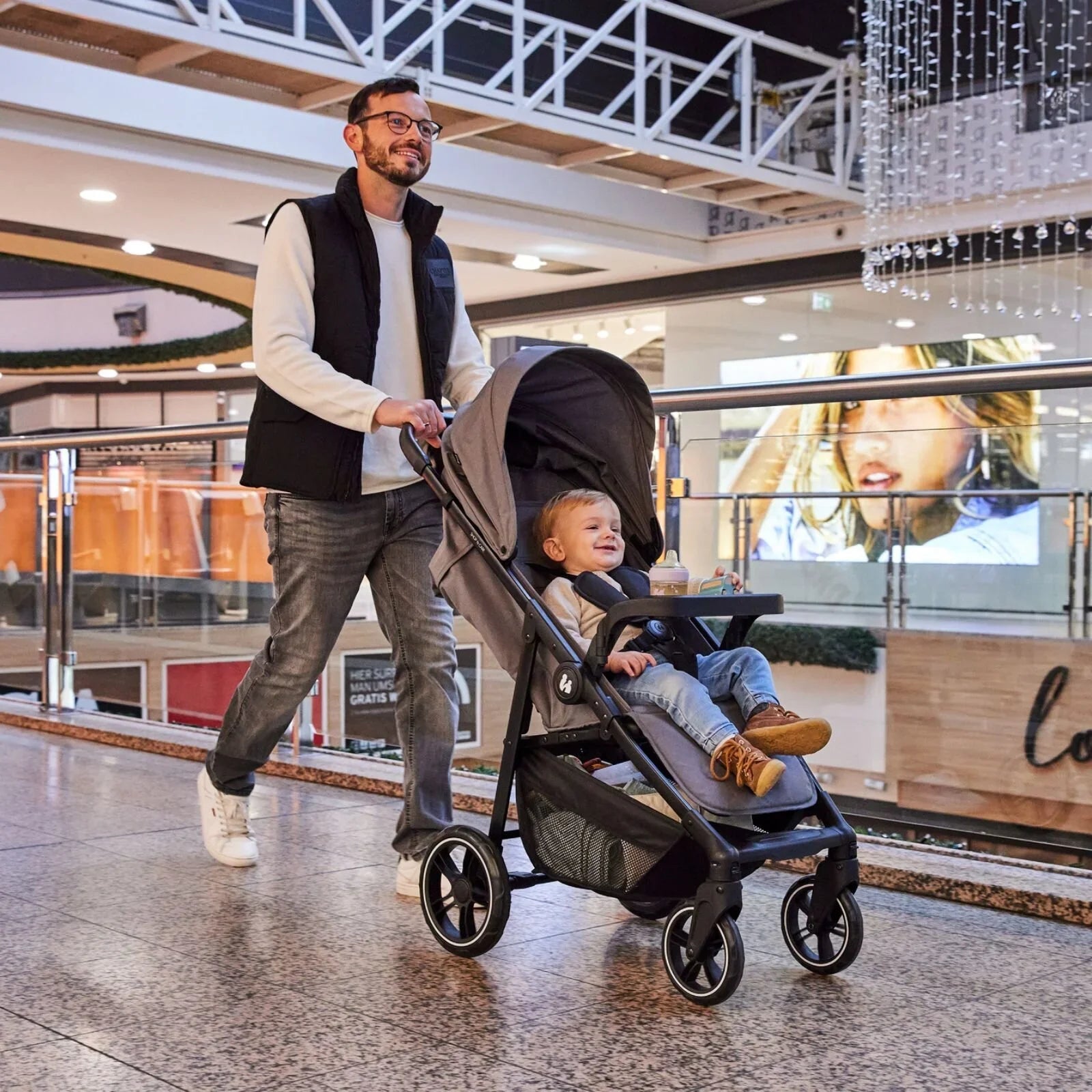 Hauck Shop N Care Trio Set - Grey - TOYFACTORY