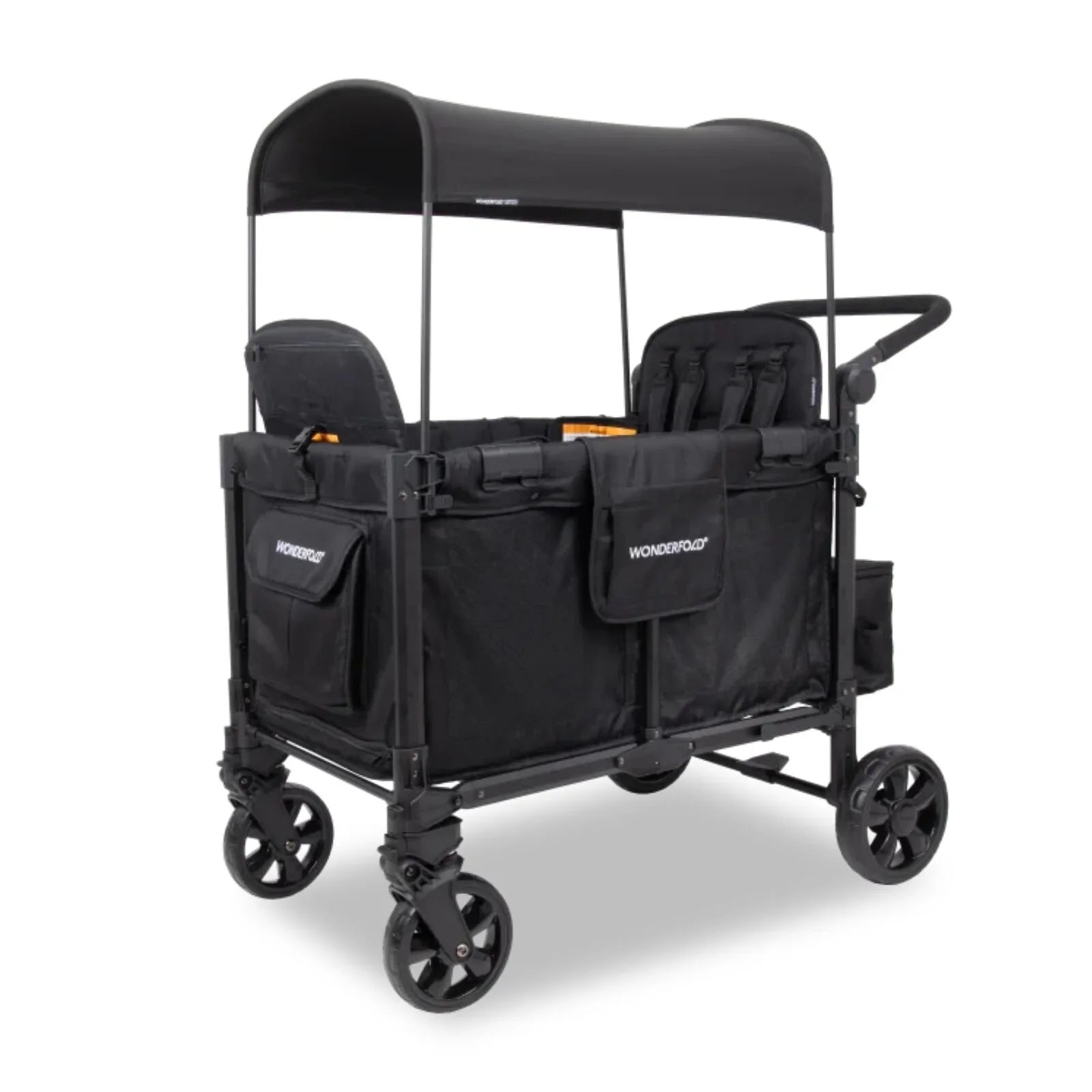 Wonderfold W4 Elite Pro Stroller Wagon - Jet Black