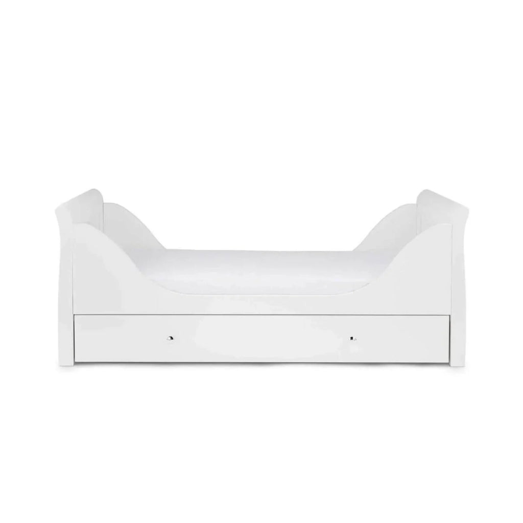 Ickle Bubba Snowdon Classic Cot Bed White - Without Mattress - TOYFACTORY